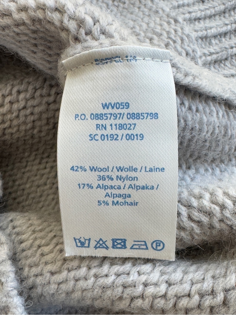 Boden Gray Fair Isle Wool Alpaca Crewneck Sweater - Picture 9 of 9